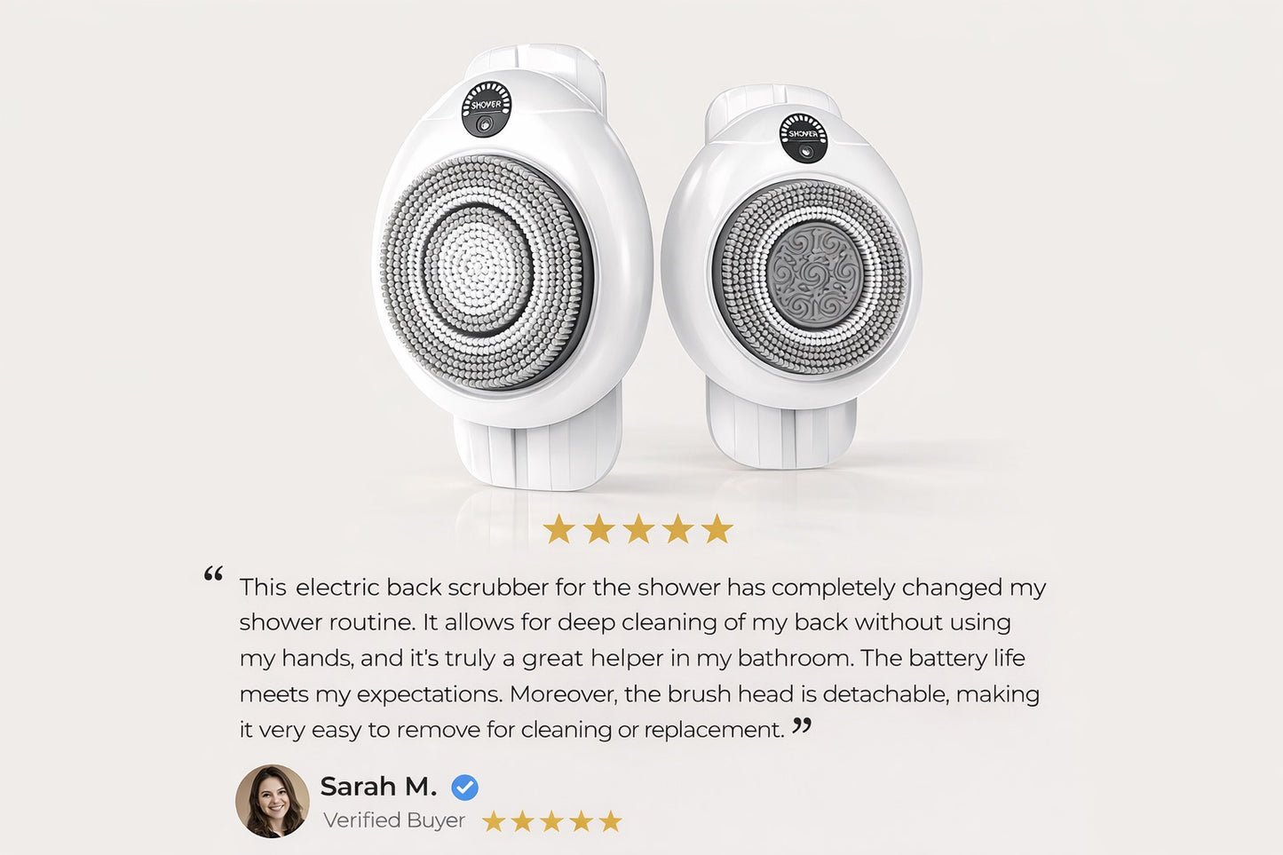 Pro Series Wall-Mounted Smart Back Scrubber